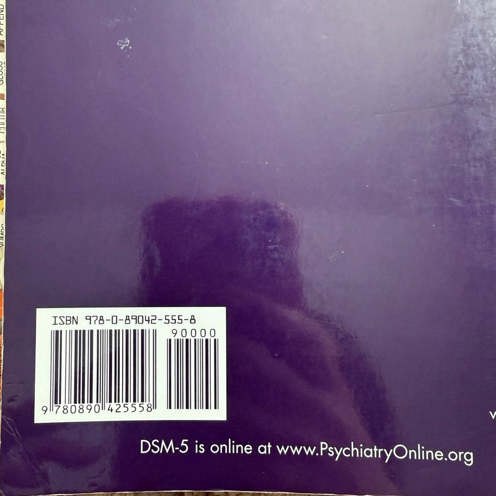 Purple DSM-5 Manual - Picture 2 of 4